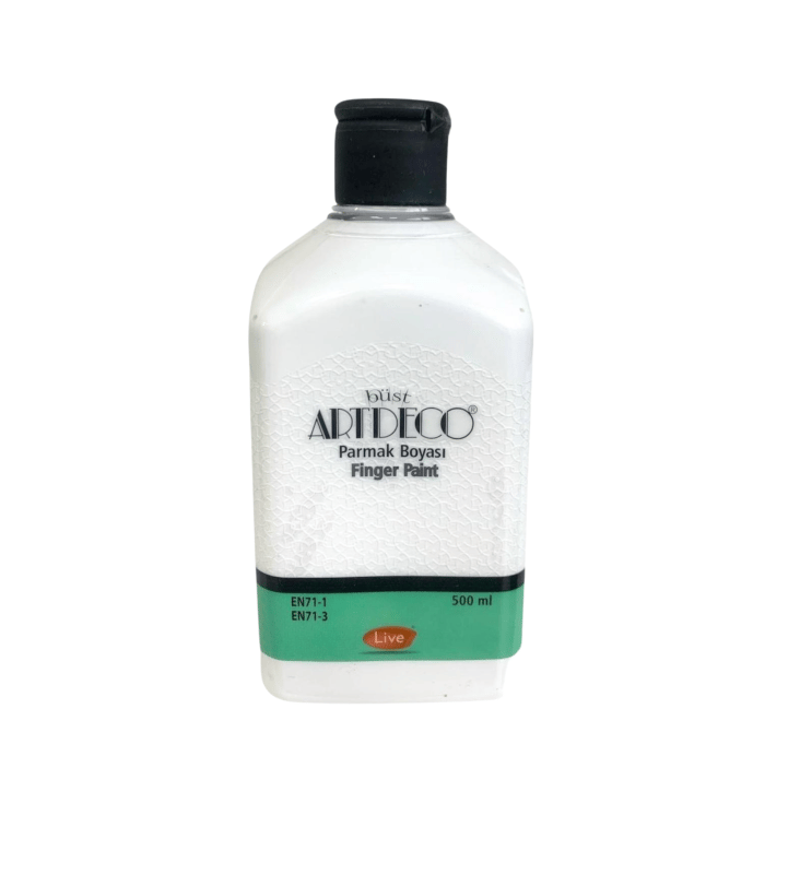 ARTDECO PARMAK BOYASI 500 ML BEYAZ