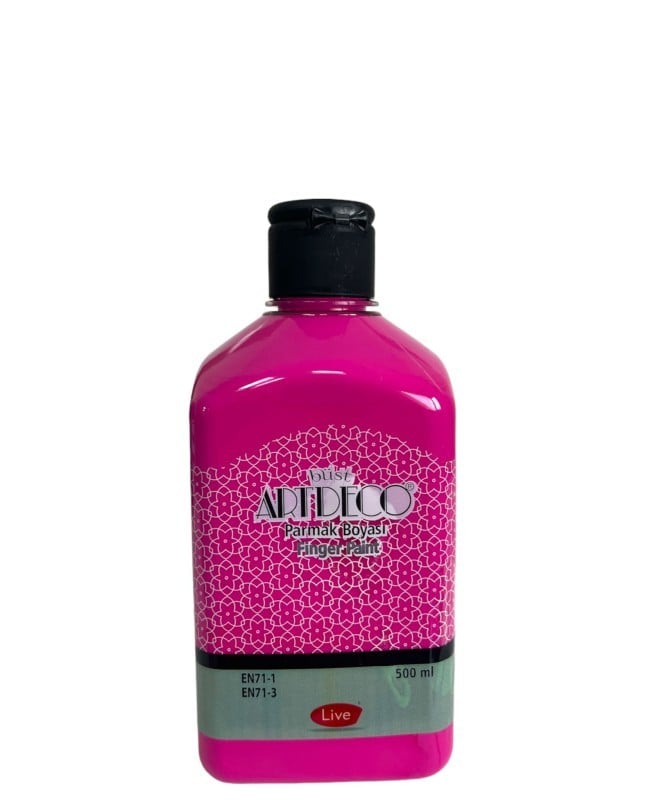 ARTDECO PARMAK BOYASI 500 ML PEMBE