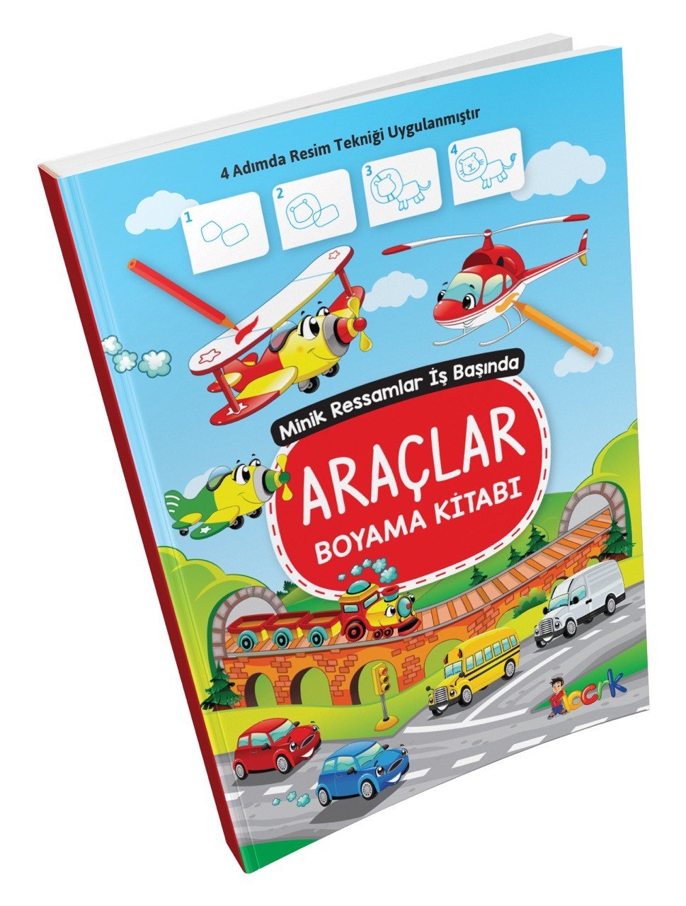 EMA MİNİK RESSAMLAR İŞ BAŞINDA ARAÇLAR BOYAMA KİTABI