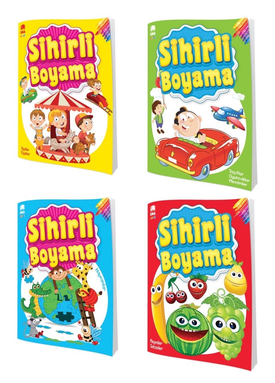 EMA SİHİRLİ BOYAMA KİTABI