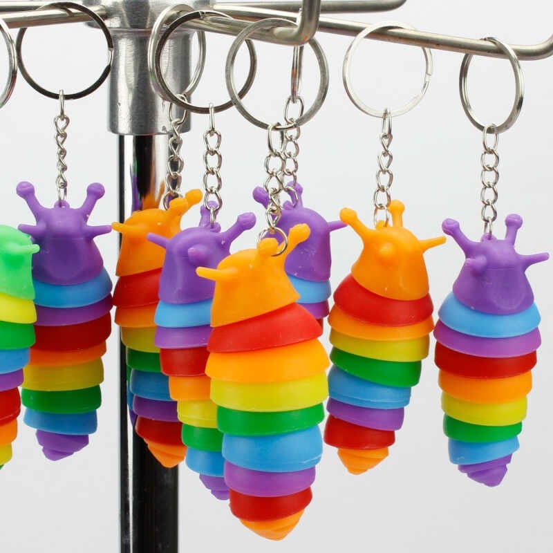 Fashion Accessory Key Chain Necklace Tırtıl Anahtarlık Sök Tak