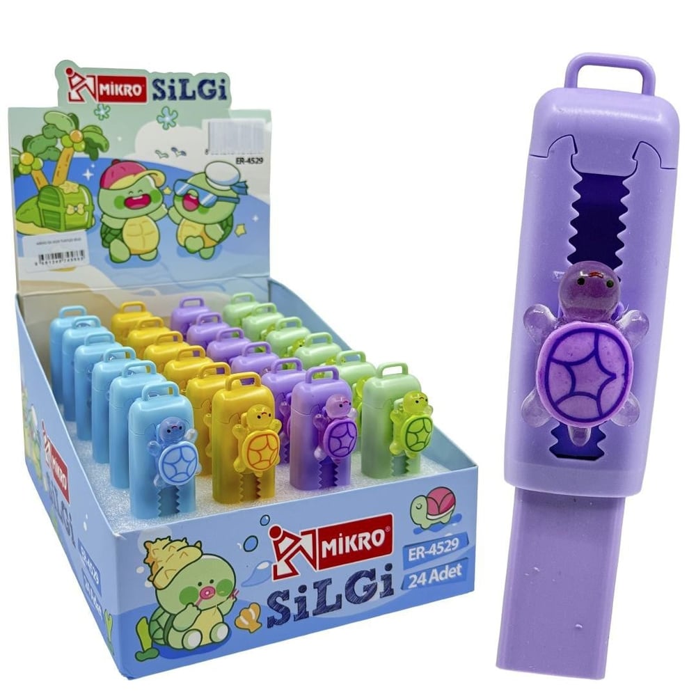 MİKRO ER-4529 TURTLES SÜRGÜLÜ SİLGİ