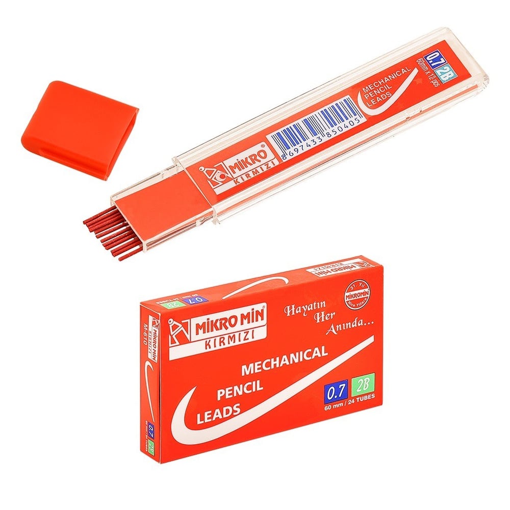 MİKRO KIRMIZI 60 MM 0.7 MM UÇ