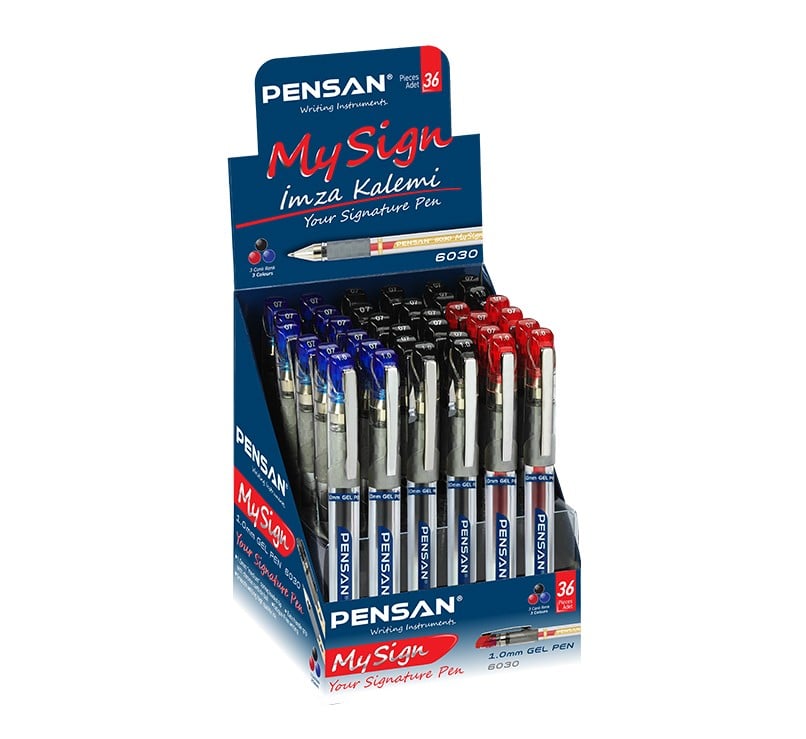 Pensan My Sign İmza Jel Kalem 6'lı Set