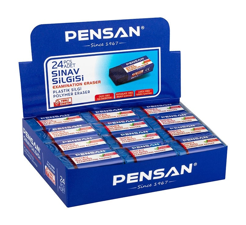 Pensan Sınav Silgisi Mavi 24 Adet