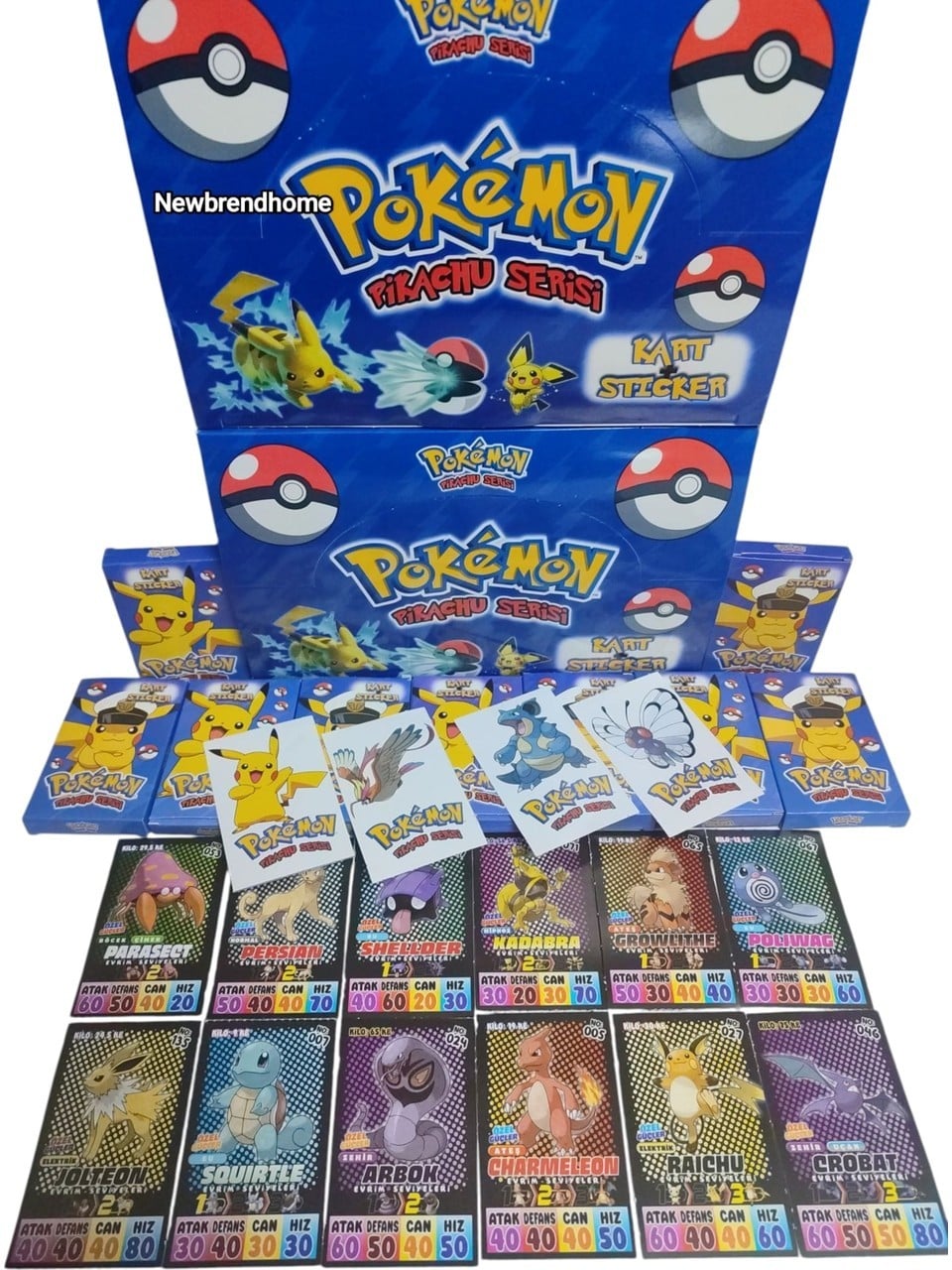 Pokemon Pikachu Serisi  Oyun Kağıtları