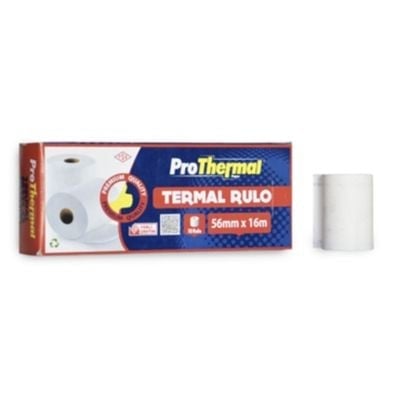Prothermal 56x16 Kutulu Termal Rulo Eco 10lu