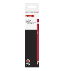 Rotring Kırmızı Kopya Kalemi 12'li Kutu