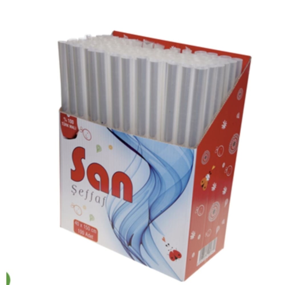 Rulo Jelatin 10'lu  40x150cm Şeffaf