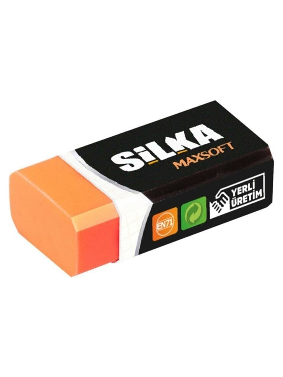 Silka Maxsoft Turuncu Silgi 2 ADET