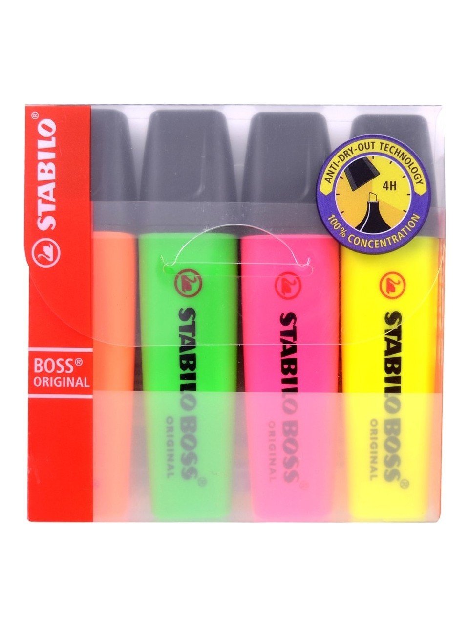 Stabilo Boss Pastel Fosforlu Kalem 4 Renk