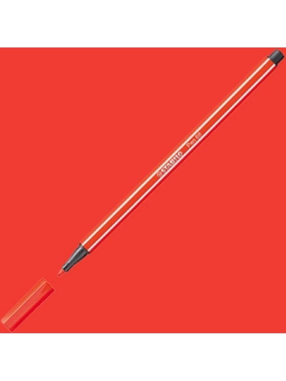 Stabilo Pen 68 Keçe Uçlu Boya Kalemi RED 10 ADET 
