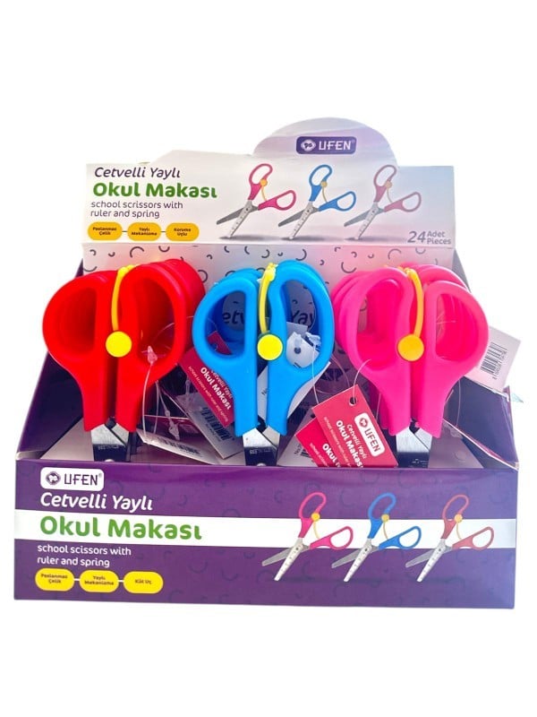 UFEN  CETVELLİ YAYLI OKUL MAKASI