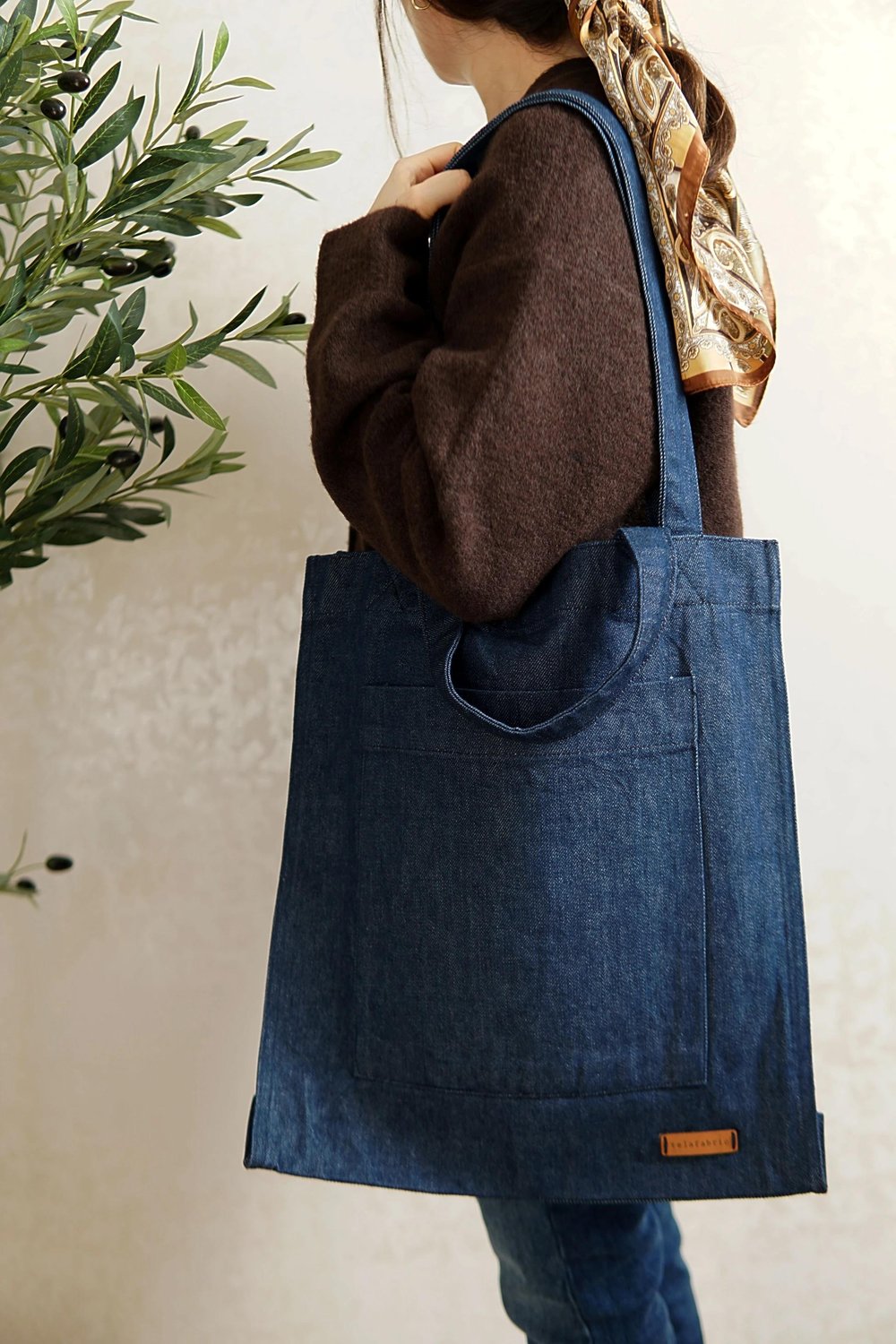 JEAN TOTE ÇANTA