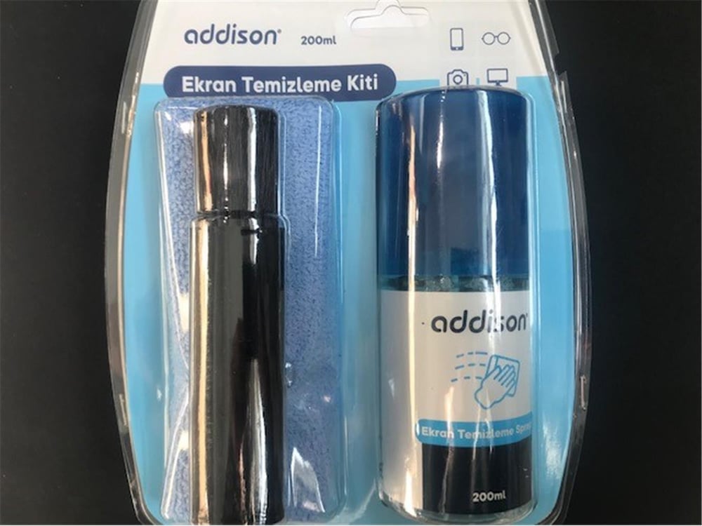 Addison 300893 Lcd-Notebook Ekran Temizleme Seti 200ml