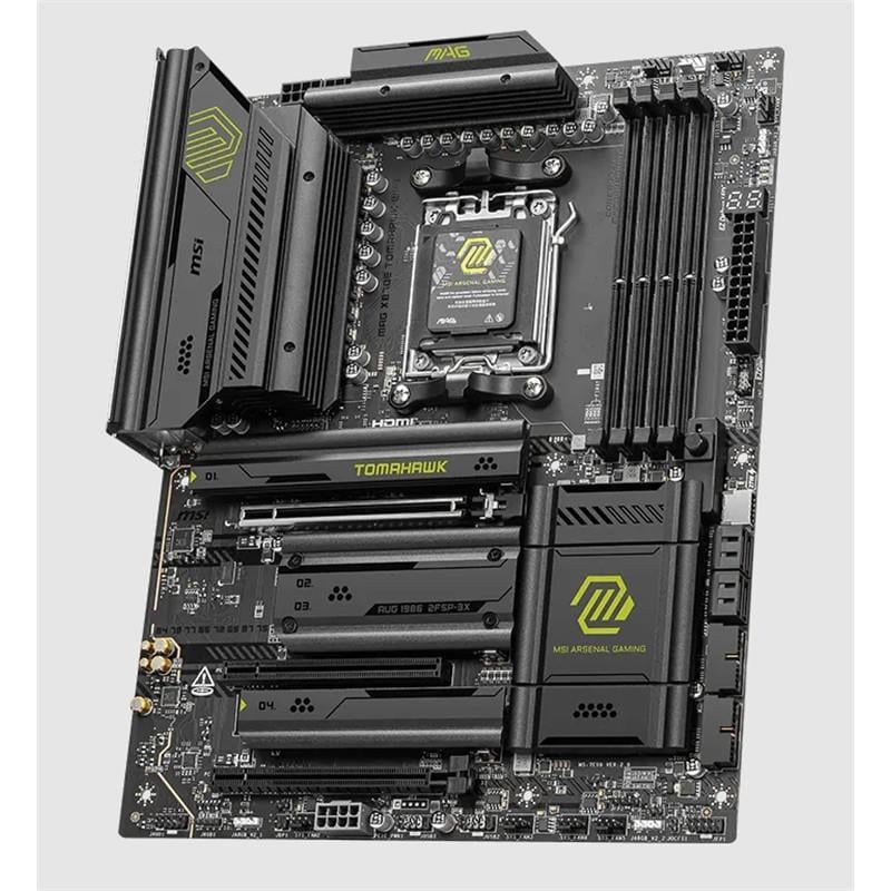 MSI MAG X870E TOMAHAWK WIFI DDR5 8400MT/S 1XHDMI 4XM.2 USB AM5 ATX(AMD AM5 9000/8000/7000 SERİLERİ İLE UYUMLU)