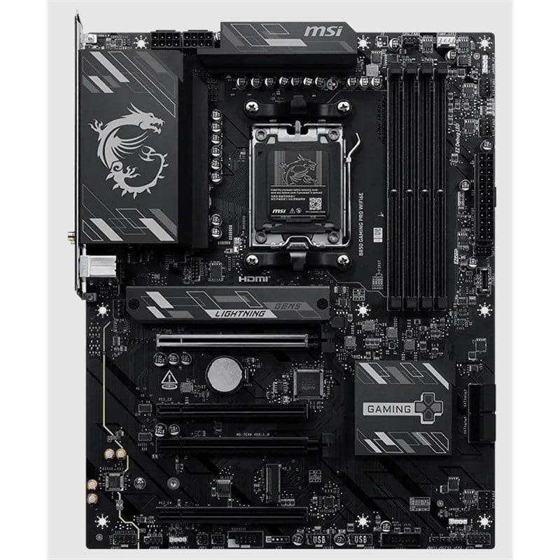 MSI MB B850 GAMING PRO WIFI6E DDR5 8200MT/S 1XHDMI 1XDP 2XM.2 USB ATX AM5 (AMD AM5 9000/8000/7000 SERİLERİ İLE UYUMLU)