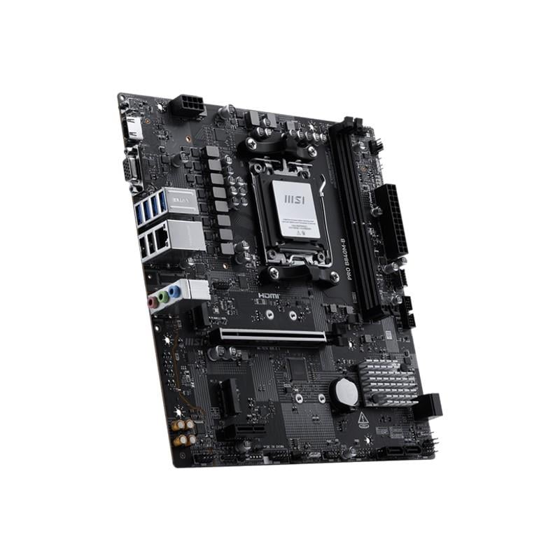 MSI PRO B840M-B DDR5 8000MT/S 1XHDMI 2XM.2 USB-C MATX AM5 (AMD AM5 9000/8000/7000 SERİLERİ İLE UYUMLU)