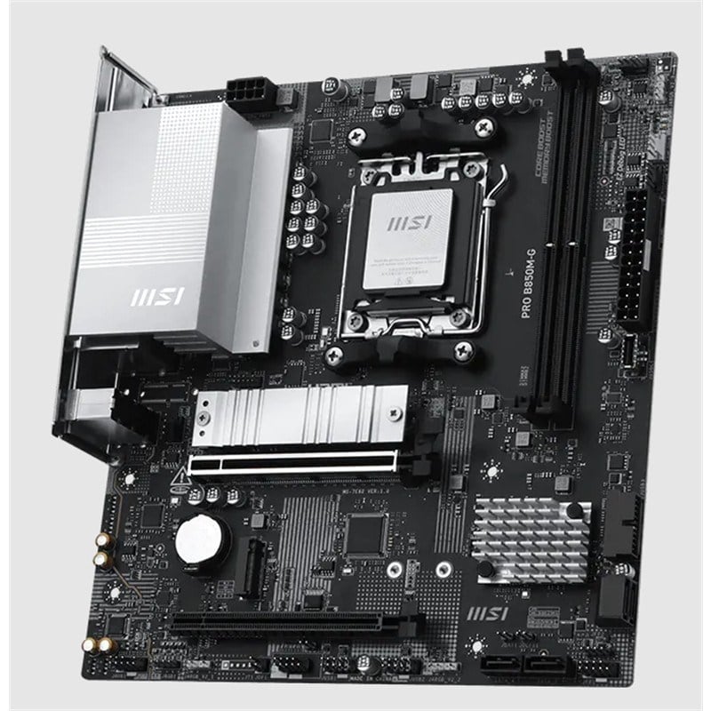 MSI PRO B850M-G DDR5 8200MT/S 1XHDMI 1XDP 2XM.2 USB MATX AM5 (AMD AM5 9000/8000/7000 SERİ İLE UYUMLU)