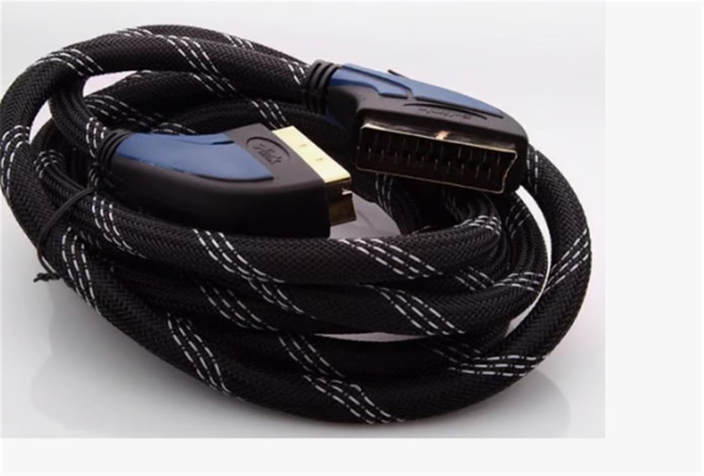 S-LİNK SLX-936 SCART TO SCART 3MT GOLD KILIFLI KABLO