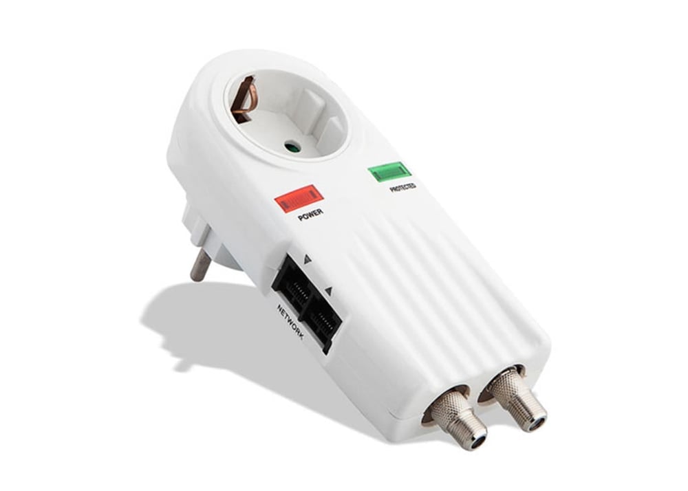 S-link MSIS-TNC Bnc - Tel-Fax-Modem - Network Akım Koruyucu Priz