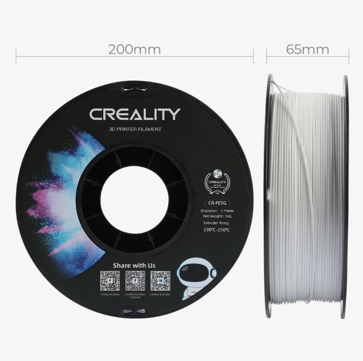 Creality CR-PETG Filament Beyaz 1.75mm 1kg