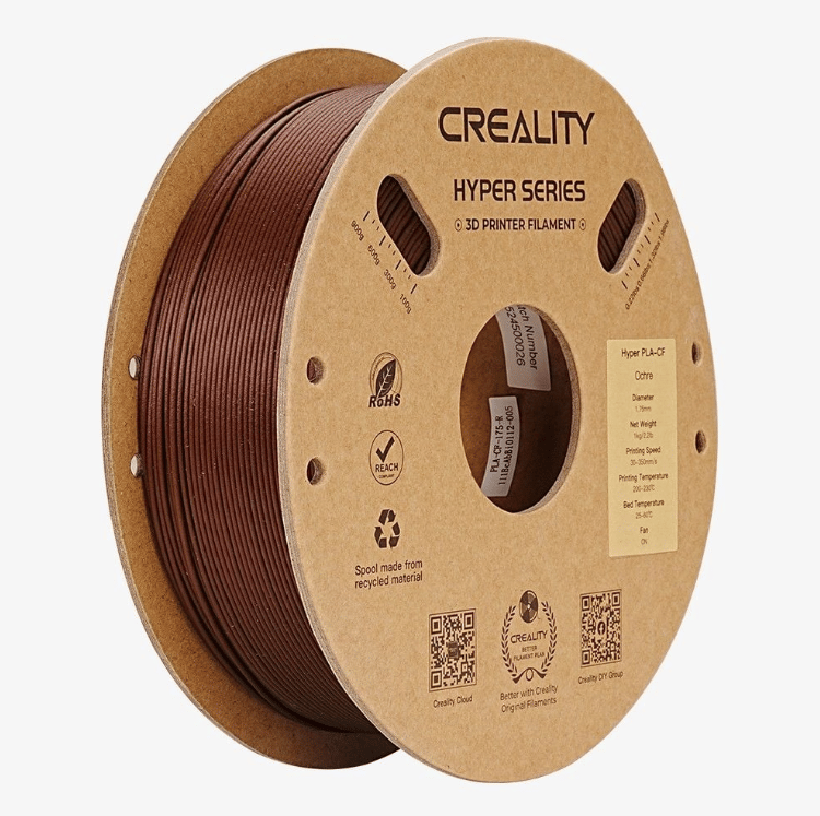 Creality Hyper PLA Karbon Fiber Filament Ochre 1.75mm 1kg