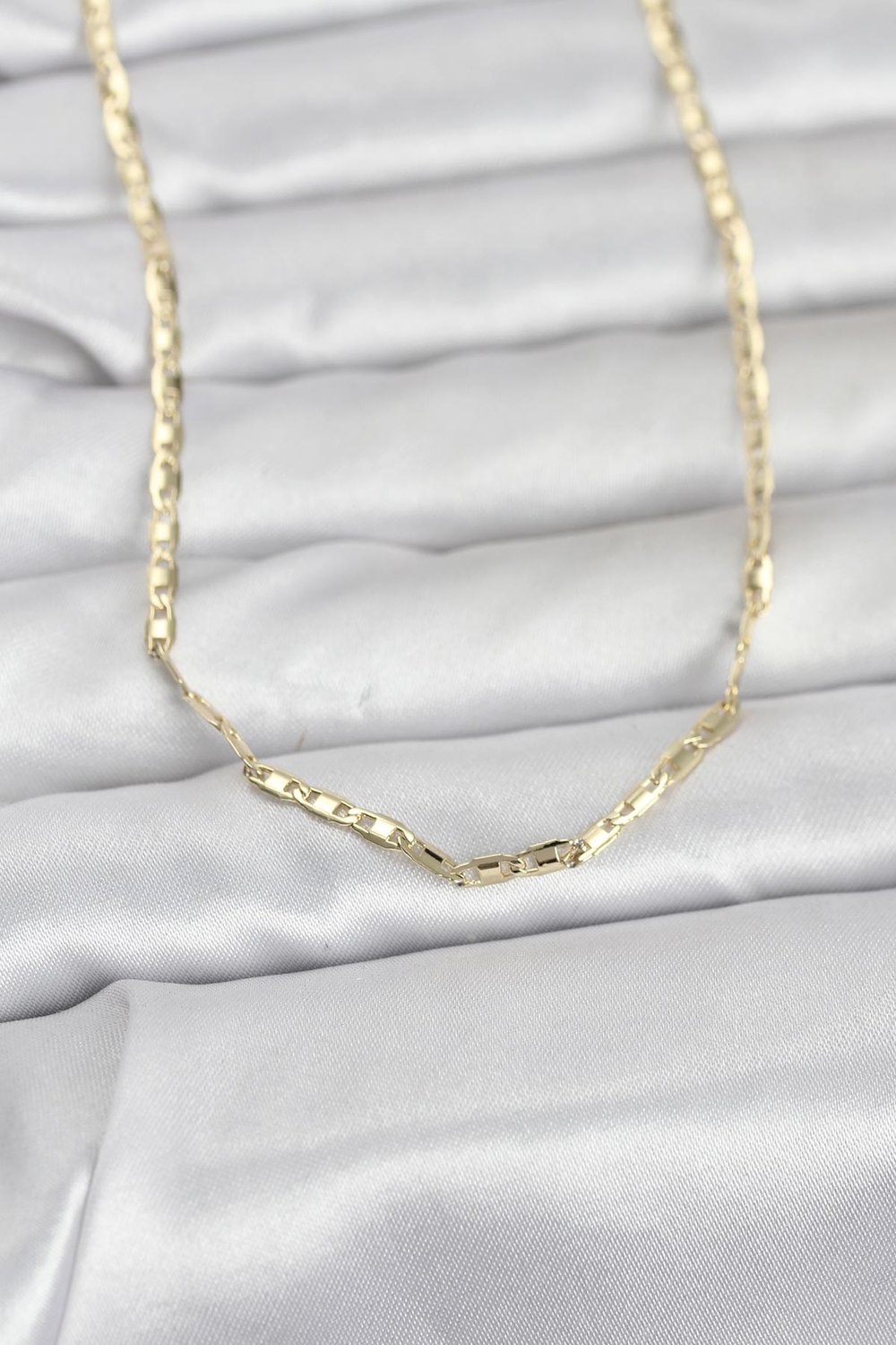 CM 14K Gold Renk Gemici Zincir Model 60 cm Kadın Kolye