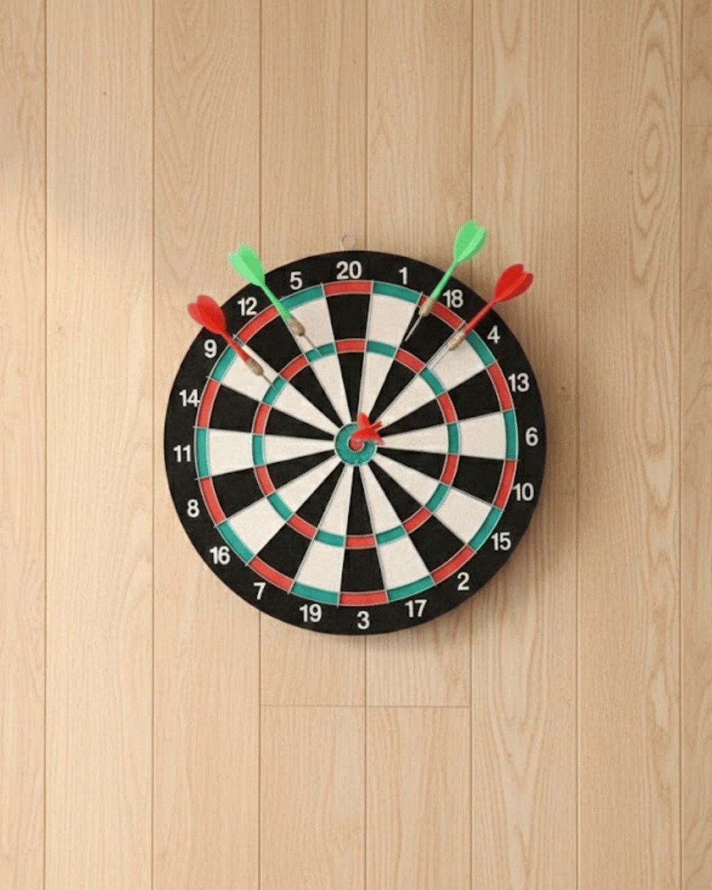 17 İnç Dart Tahtası Şık Tasarım Dayanıklı Yapı ve Dart Oku Hediyeli