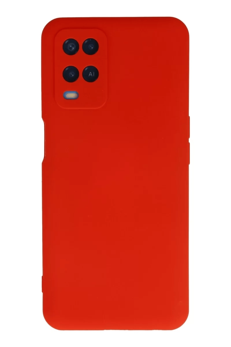 A54 4G Kılıf Nano içi Kadife Silikon - Kırmızı
