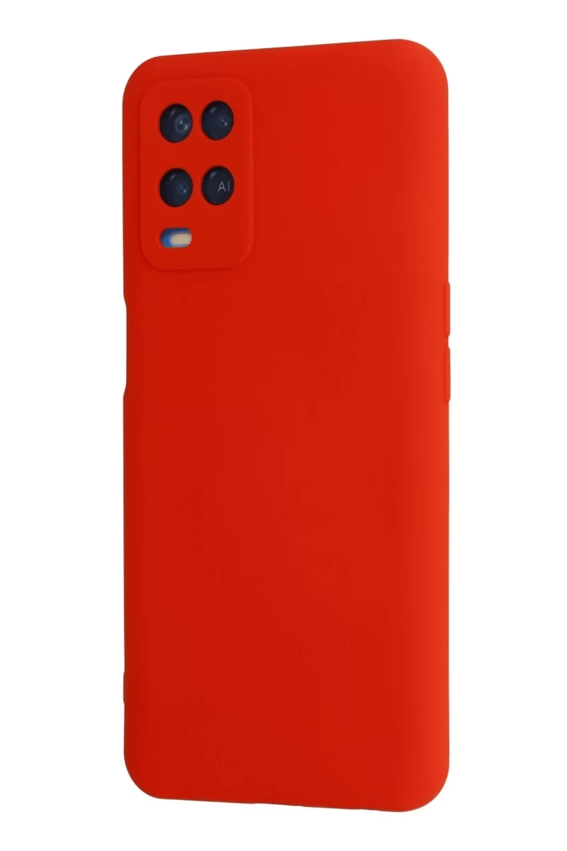 A54 4G Kılıf Nano içi Kadife Silikon - Kırmızı