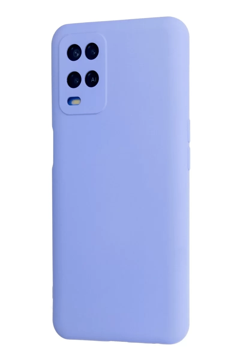 A54 4G Kılıf Nano içi Kadife Silikon - Lila