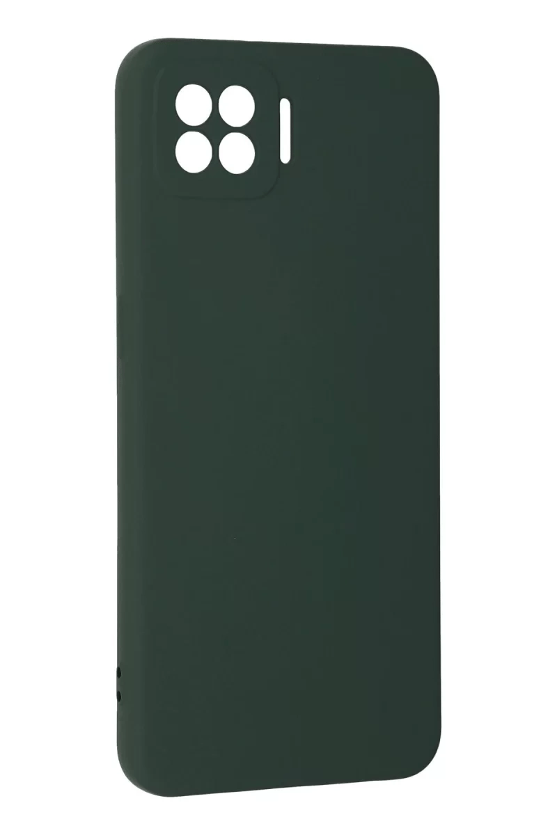 A73 Kılıf Nano içi Kadife Silikon - Koyu Yeşil