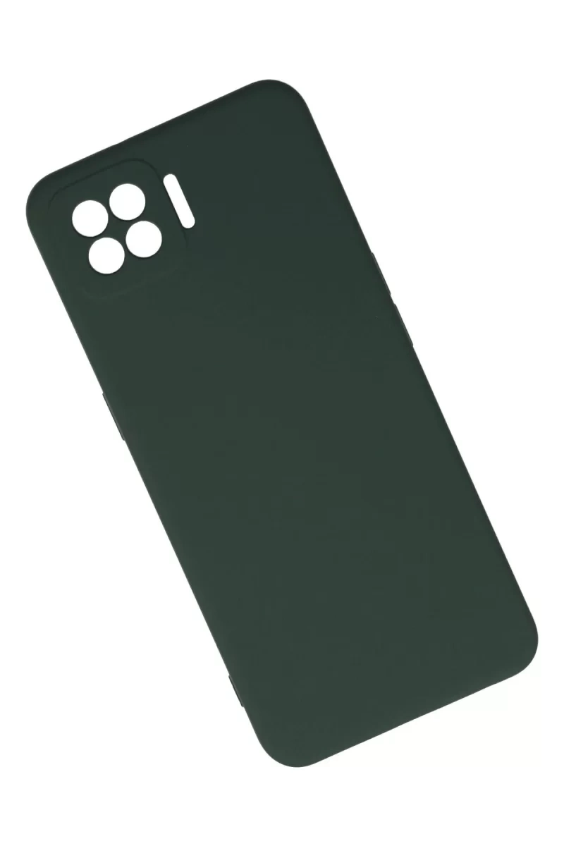 A73 Kılıf Nano içi Kadife Silikon - Koyu Yeşil