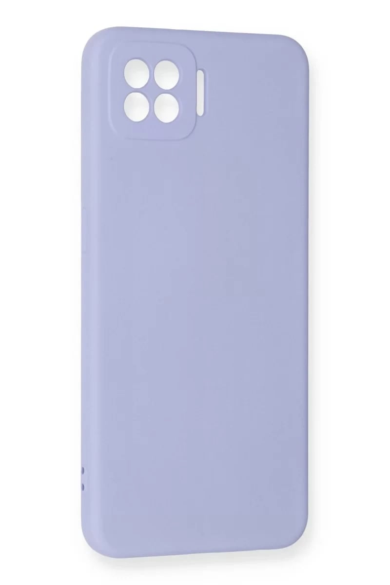 A73 Kılıf Nano içi Kadife Silikon - Lila