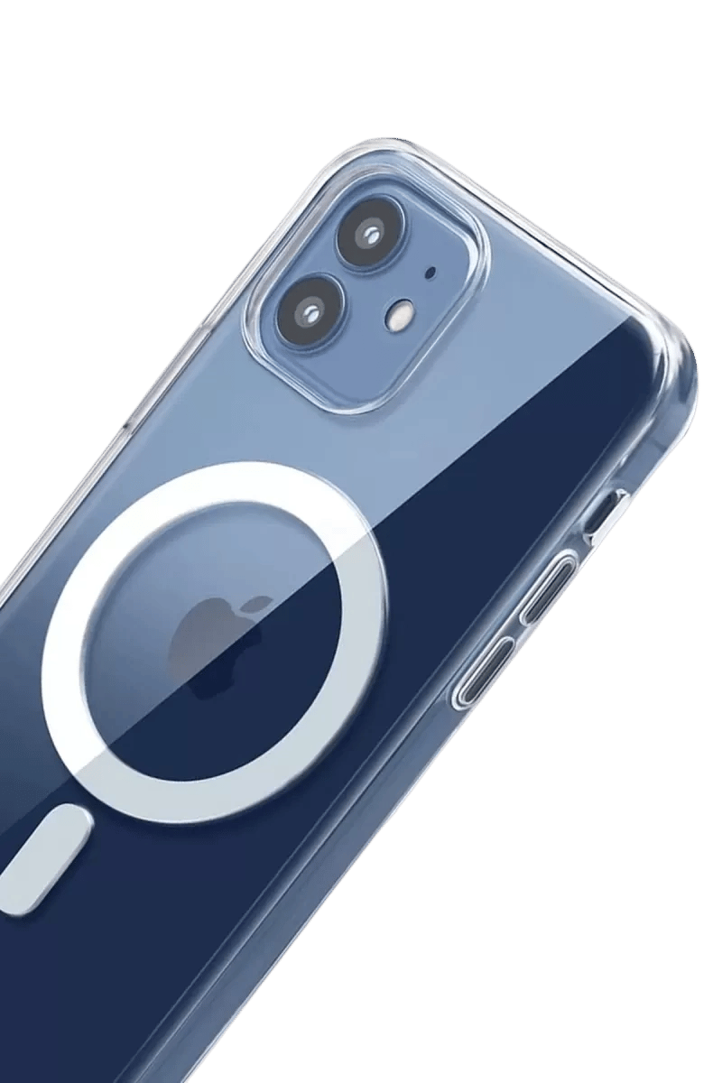 Apple iPhone 11 Combo Sert Şeffaf Magsafe Kapak - Şeffaf