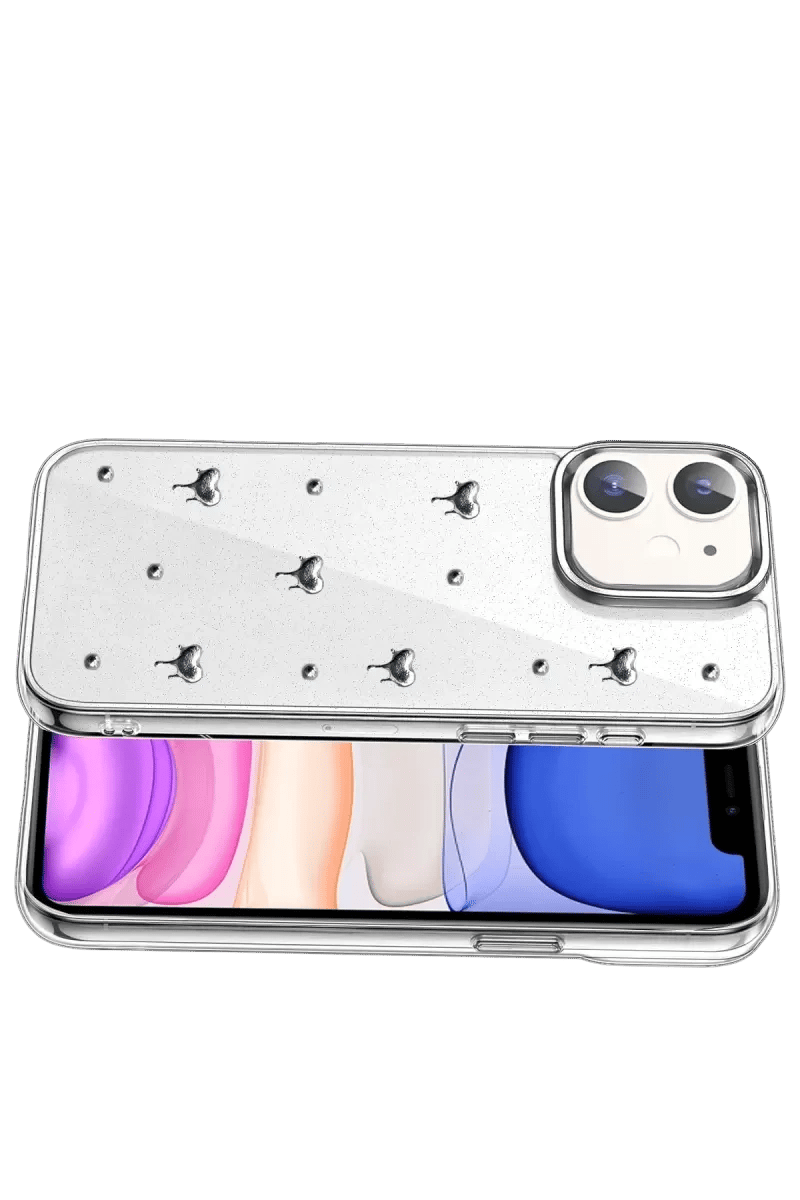 Apple iPhone 11 Fiyonk Desenli Kapak - Desen 1