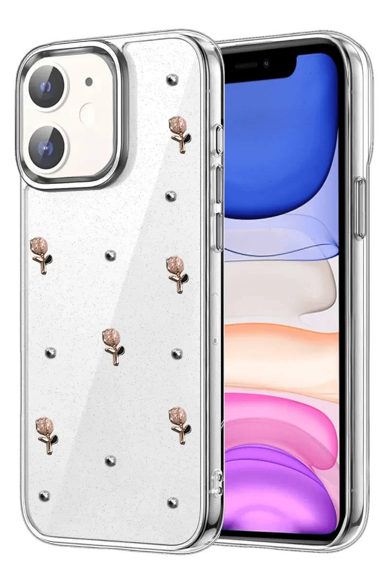 Apple iPhone 11 Fiyonk Desenli Kapak - Desen 6