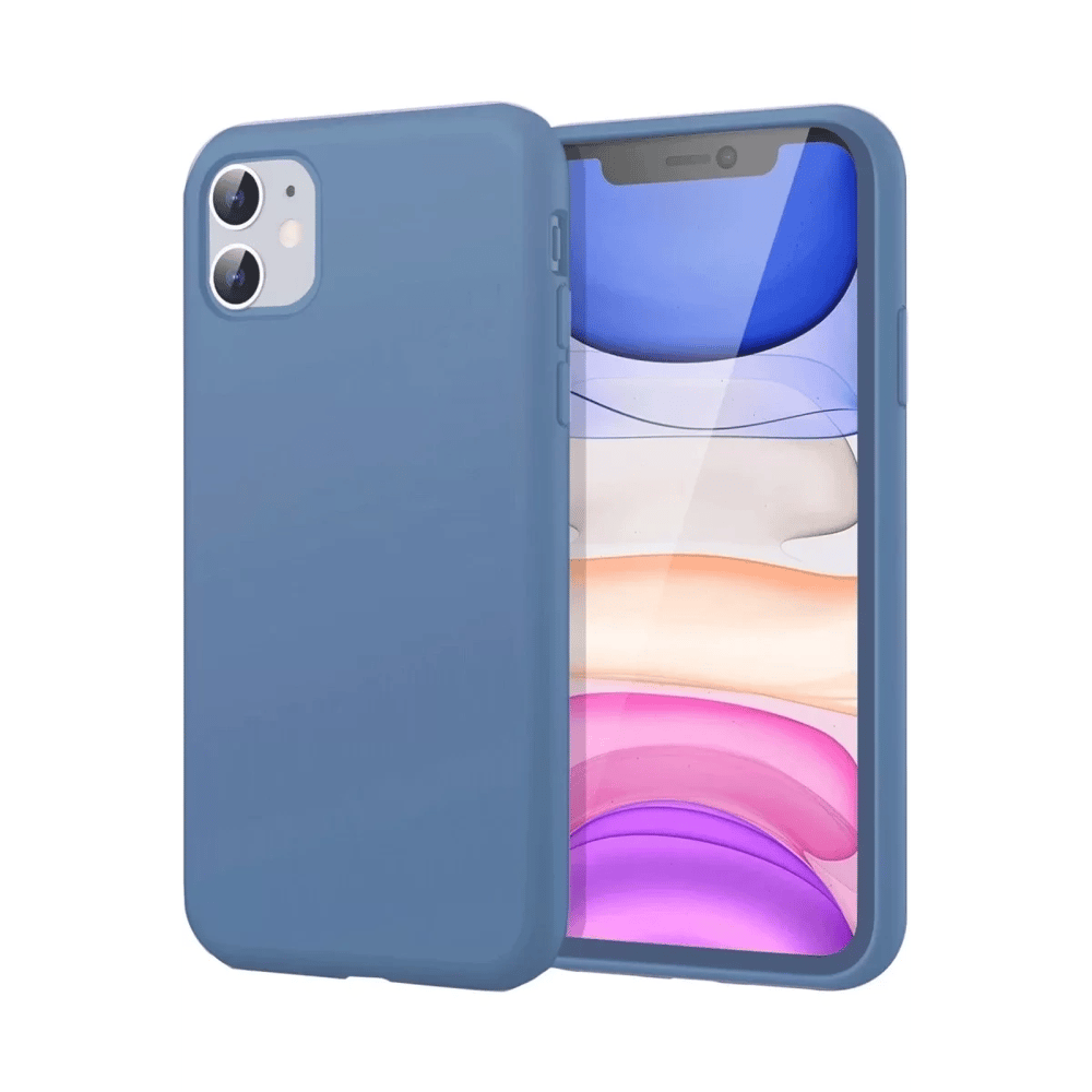 Apple iPhone 11 Kılıf First Silikon - Mavi