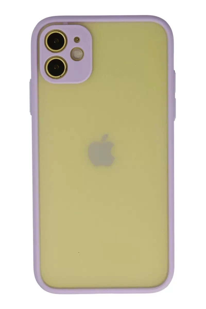 Apple iPhone 11 Kılıf Montreal Silikon Kapak - Mor