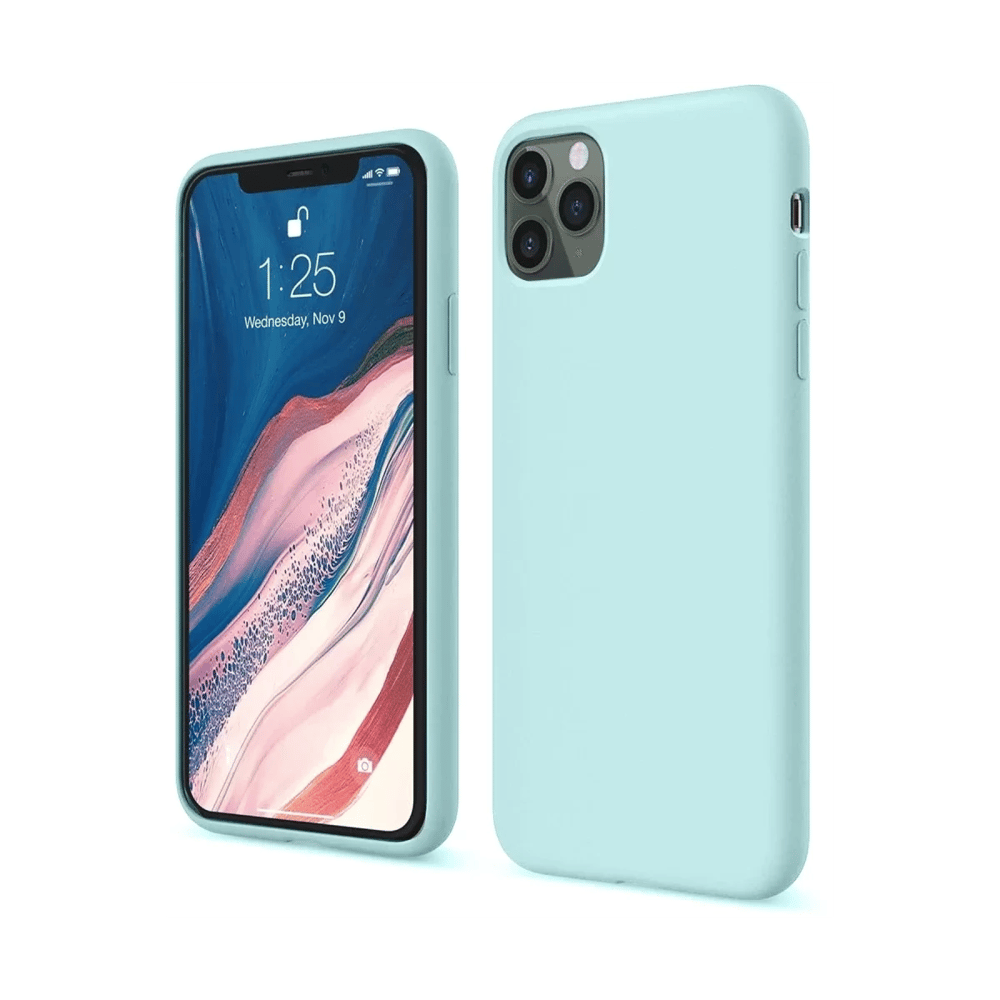 Apple iPhone 11 Pro Kılıf First Silikon - Turkuaz