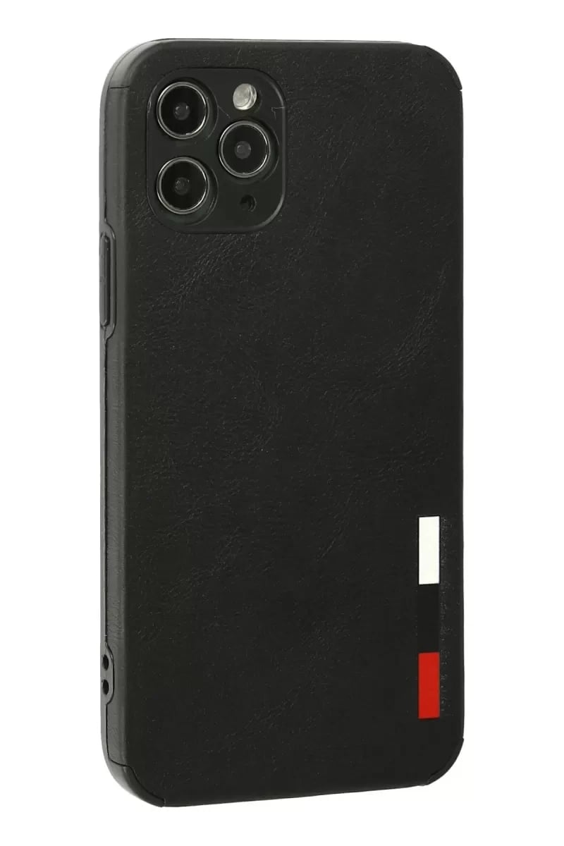 Apple iPhone 11 Pro Kılıf Loop Deri Silikon - Siyah