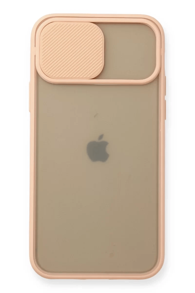 Apple iPhone 11 Pro Kılıf Palm Buzlu Kamera Sürgülü Silikon - Pembe