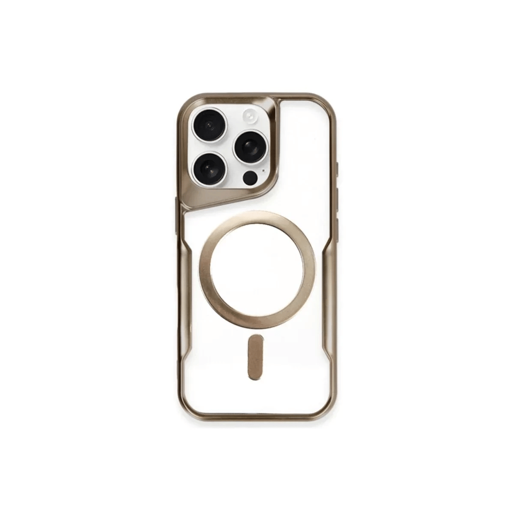 Apple iPhone 11 Pro Max Kılıf Boyi Magsafe Silikon Kapak - Kahverengi
