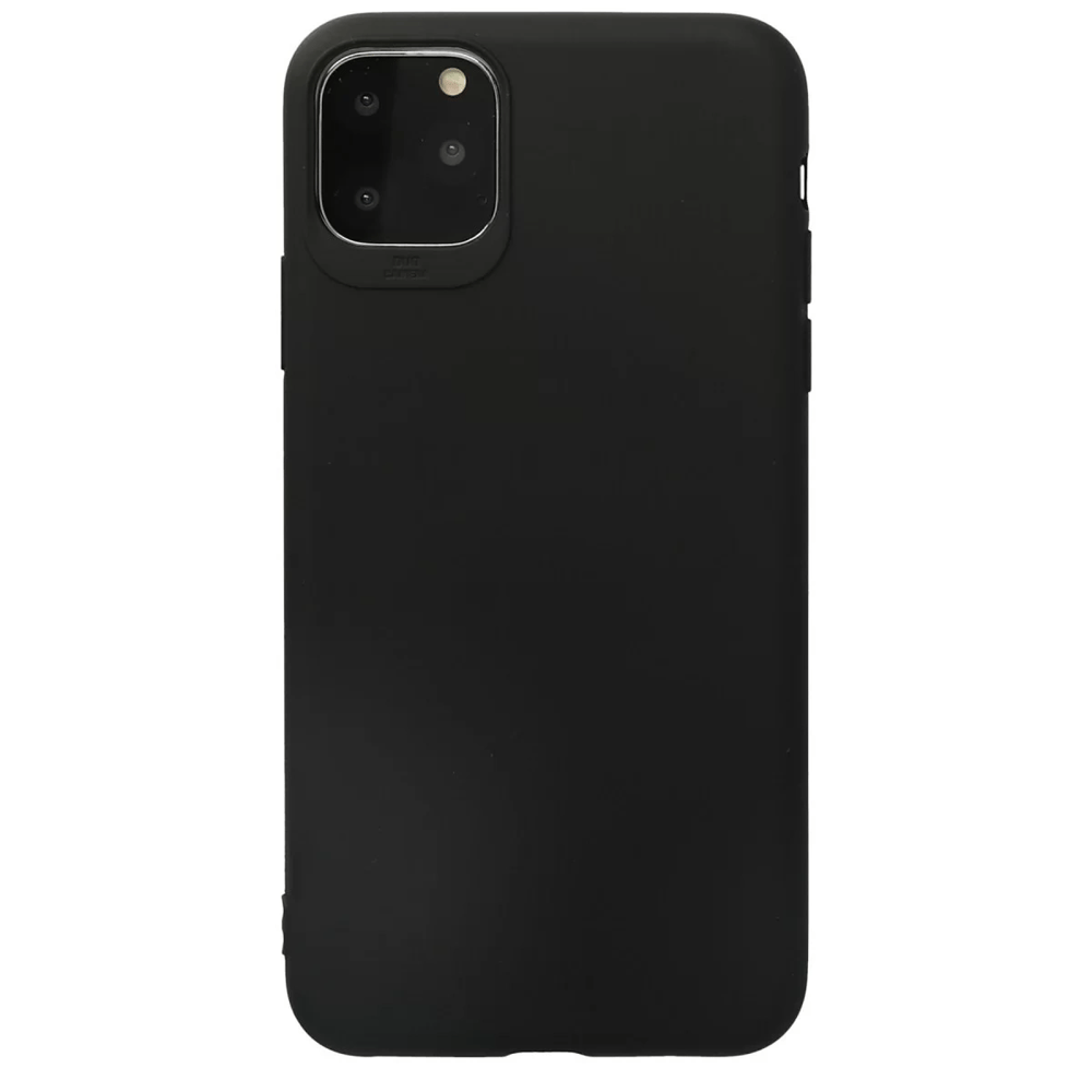 Apple iPhone 11 Pro Max Kılıf First Silikon - Siyah