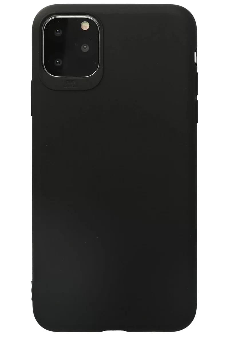 Apple iPhone 11 Pro Max Kılıf First Silikon - Siyah