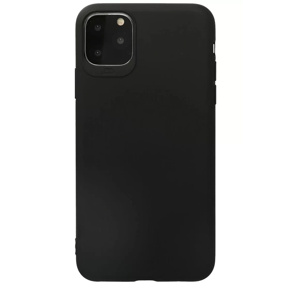 Apple iPhone 11 Pro Max Kılıf First Silikon - Siyah