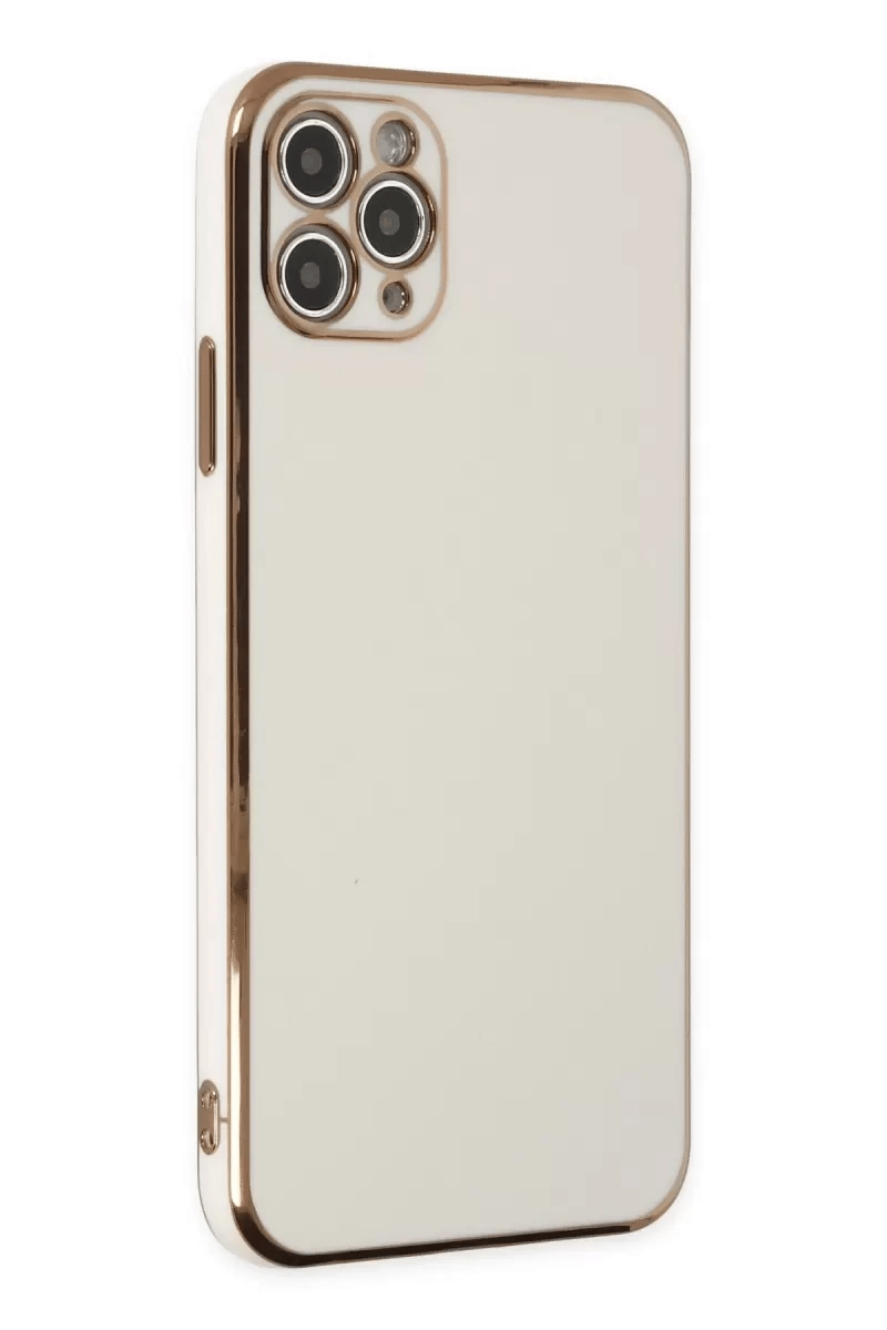 Apple iPhone 11 Pro Max Kılıf Volet Silikon - Beyaz