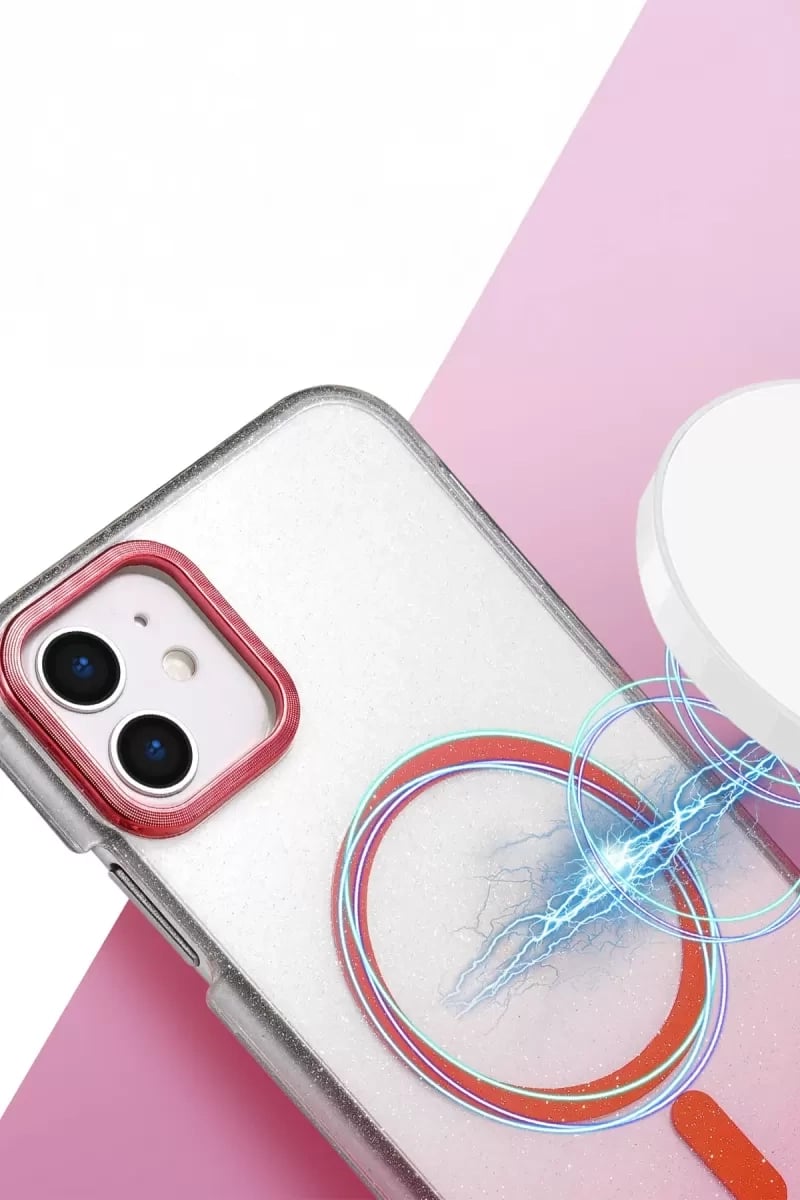 Apple iPhone 12 Glossy Magsafe Kapak - Mavi
