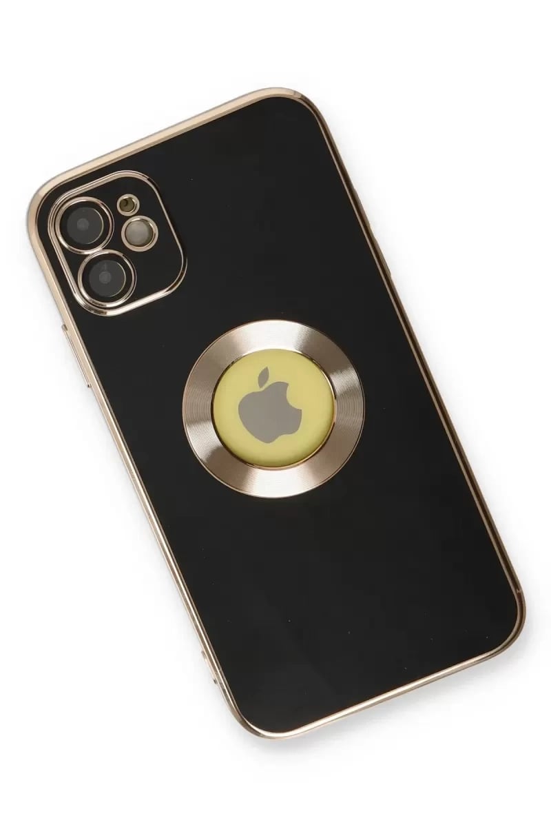 Apple iPhone 12 Kılıf Store Silikon - Siyah